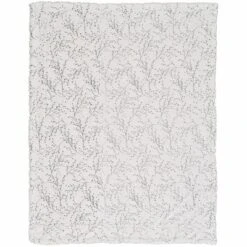 Mina Victory Faux Fur Metallic Branches Throw Blanket -Mina Comfort Outlet Store GUEST 920af638 9b8c 4877 9818 677090748e4d
