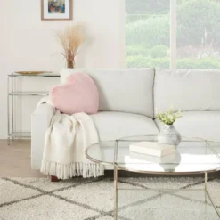 Rabbit Faux Fur Heart Throw Pillow Blush - Mina Victory 7 Rabbit Faux Fur Heart Throw Pillow Blush - Mina Victory -Mina Comfort Outlet Store GUEST 954f21fc bf9f 411f 8aec 5db9f32ca32a