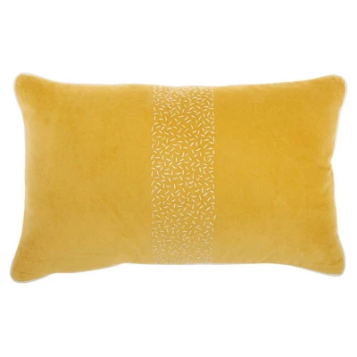 12"x20" Oversize Life Styles Hand Stitched Striped Lumbar Throw Pillow - Mina Victory 6 12"x20" Oversize Life Styles Hand Stitched Striped Lumbar Throw Pillow - Mina Victory - Image 6