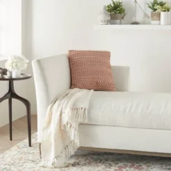 18"x18" Life Styles Woven Striped Square Throw Pillow - Mina Victory -Mina Comfort Outlet Store GUEST 9e4df8d9 532c 492c 9593 77fb08b98025