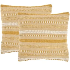 Mina Victory Life Styles Stonewash Braided Pillow Cover Set Of 2 17 Mina Victory Life Styles Stonewash Braided Pillow Cover Set Of 2 -Mina Comfort Outlet Store GUEST 9f10d1b5 3cb3 4438 93e8 241b402ae42a