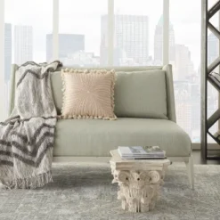 Mina Victory Life Styles Embroidered Burst Indoor Throw Pillow