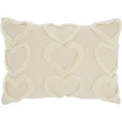 14"x20" Oversize Life Styles Raised Hearts Lumbar Throw Pillow - Mina Victory 9 14"x20" Oversize Life Styles Raised Hearts Lumbar Throw Pillow - Mina Victory -Mina Comfort Outlet Store GUEST b38af9a3 01d9 4c86 aee7 b8bf51e86d51