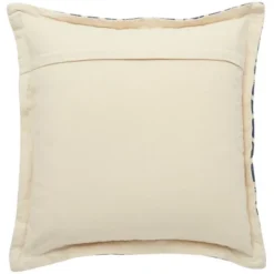 Life Styles Printed Triangle Patch Oversize Square Throw Pillow Indigo - Mina Victory -Mina Comfort Outlet Store GUEST b454c805 f580 4ed0 8d45 dd1473c27e00