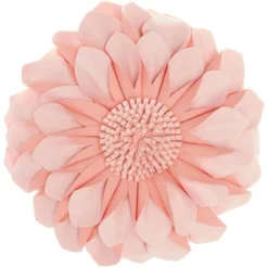 14" Sofia Flower Round Throw Pillow - Mina Victory -Mina Comfort Outlet Store GUEST b46bbcf2 9d99 4b05 9d37 99ed045bb119