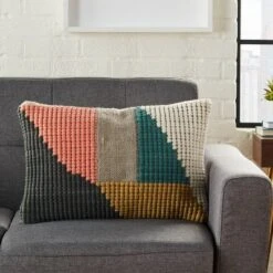 14"x20" Oversize Life Styles Woven Geometric Lumbar Throw Pillow - Mina Victory 5 14"x20" Oversize Life Styles Woven Geometric Lumbar Throw Pillow - Mina Victory -Mina Comfort Outlet Store GUEST b4b1a15b 2ec4 4b91 b469 3550d2eda6f2