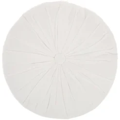 16" Ruched Velvet Round Throw Pillow - Mina Victory -Mina Comfort Outlet Store GUEST b5c3ac8c ad8f 4538 b70b 30862bb24dcd
