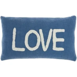 12"x21" Oversize Life Styles 'Love' Tufted Lumbar Throw Pillow - Mina Victory -Mina Comfort Outlet Store GUEST b60bbca1 78cb 463f 88a7 f5dce4280677