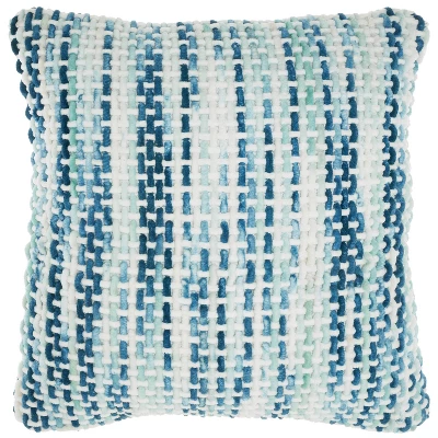20"x20" Oversize Life Styles Spacedye Basketweave Square Throw Pillow - Mina Victory 6 20"x20" Oversize Life Styles Spacedye Basketweave Square Throw Pillow - Mina Victory - Image 6