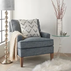 20"x20" Oversize Life Styles Arrows Square Throw Pillow Denim - Mina Victory -Mina Comfort Outlet Store GUEST b9ba7b79 8114 4463 9c8a dd21d31f6eed