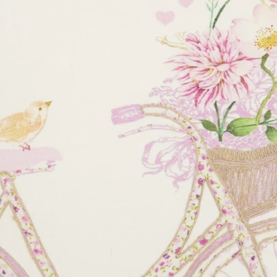 Mina Victory Life Styles Bicycle Multicolor Throw Pillow - 18" X 18" 3 Mina Victory Life Styles Bicycle Multicolor Throw Pillow - 18" X 18" - Image 3