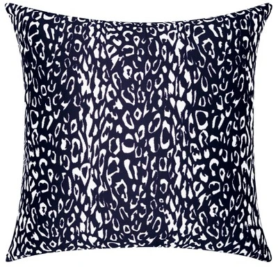 Mina Victory Leopard Lilac Outdoor Throw Pillow 2 Mina Victory Leopard Lilac Outdoor Throw Pillow - Image 2