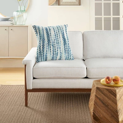 20"x20" Oversize Life Styles Spacedye Basketweave Square Throw Pillow - Mina Victory 2 20"x20" Oversize Life Styles Spacedye Basketweave Square Throw Pillow - Mina Victory - Image 2