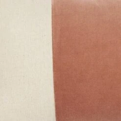 14"x32" Oversized Cotton Velvet Linen Colorblock Indoor Lumbar Throw Pillow Blush - Mina Victory -Mina Comfort Outlet Store GUEST c881bf28 9b9c 402a b2da c1bbf2f85071