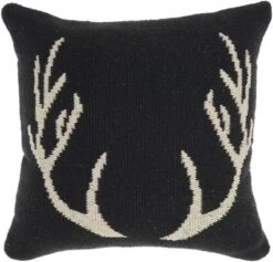 Mina Victory Life Styles Woven Antlers Indoor Throw Pillow -Mina Comfort Outlet Store GUEST c8f702a7 bd7c 4de6 8bed c65ec96bd936