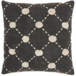 20"x20" Oversize Diamond Embroidered Dots Square Throw Pillow - Mina Victory -Mina Comfort Outlet Store GUEST cf608818 7a7f 46af a5c8 f9882bdbc26f