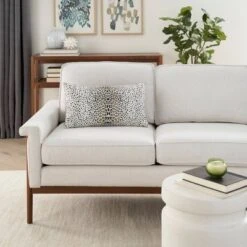 12"x21" Raised Print Leopard Outdoor Lumbar Throw Pillow White/Black - Mina Victory -Mina Comfort Outlet Store GUEST cff60f3c 1b8c 4144 b900 2519d79fd8a2