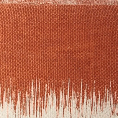 Mina Victory Life Styles Stonewash 20" X 20" X 12" Indoor Drum Pouf With Handle 2 Mina Victory Life Styles Stonewash 20" X 20" X 12" Indoor Drum Pouf With Handle - Image 2