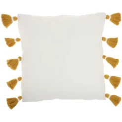 Oversize Life Styles Braided Striped Throw Pillow With Tassels - Mina Victory -Mina Comfort Outlet Store GUEST d492215e fc4a 4c90 bb70 da3b4ffa48f7