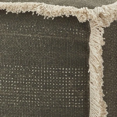 Nourison Life Styles Stonewash Pouf 1 Nourison Life Styles Stonewash Pouf