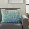Mina Victory Faux Fur Sequins Indoor Throw Pillow