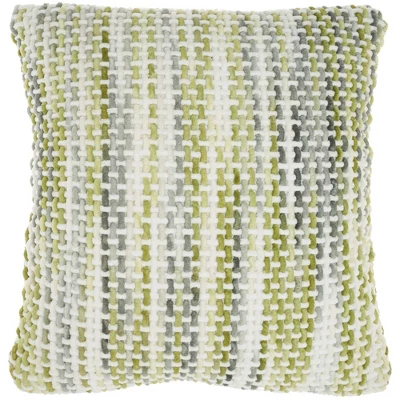 20"x20" Oversize Life Styles Spacedye Basketweave Square Throw Pillow - Mina Victory 7 20"x20" Oversize Life Styles Spacedye Basketweave Square Throw Pillow - Mina Victory - Image 7