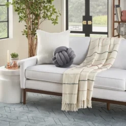 Mina Victory Sofia Infinite Knot Ball 13" X 13" Round Indoor Throw Pillow 13 Mina Victory Sofia Infinite Knot Ball 13" X 13" Round Indoor Throw Pillow -Mina Comfort Outlet Store GUEST ddb2f145 d126 4f7d b6c2 8c0e3dde882d