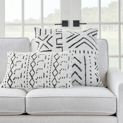Oversize Life Styles Woven Boho Pattern Throw Pillow - Mina Victory 4 Oversize Life Styles Woven Boho Pattern Throw Pillow - Mina Victory - Image 4
