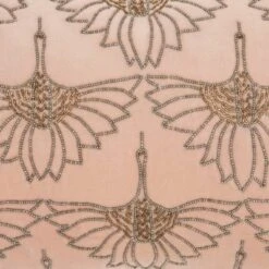 12"x20" Sofia Beaded Flowers Lumbar Throw Pillow - Mina Victory