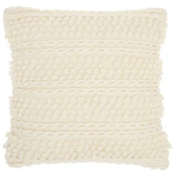 18"x18" Life Styles Woven Striped Square Throw Pillow - Mina Victory -Mina Comfort Outlet Store GUEST e5ba7a6b 98ca 4229 ab1e 3d2516f8fa6e