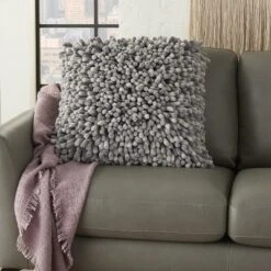 Mina Victory Sofia Velvet Chunky Sponge Finger Indoor Throw Pillow -Mina Comfort Outlet Store GUEST e84d75fa 3b1a 48b1 8648 903cfa7b3388