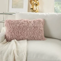Soft Ribbon Shag Throw Pillow - Mina Victory -Mina Comfort Outlet Store GUEST ea46699c 2941 4c37 874f 05055513fde8