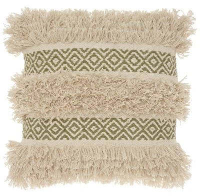 Mina Victory Life Styles Diamond Stripe Texture Throw Pillow 8 Mina Victory Life Styles Diamond Stripe Texture Throw Pillow - Image 8