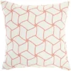 18"x18" Reversible Indoor/Outdoor Jungle And Cubes Pattern Square Throw Pillow - Mina Victory