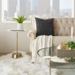 18"x18" Life Styles Textured Lines Square Throw Pillow - Mina Victory 10 18"x18" Life Styles Textured Lines Square Throw Pillow - Mina Victory -Mina Comfort Outlet Store GUEST f2981126 7dd8 4afa ac9c 43b9770db9bf