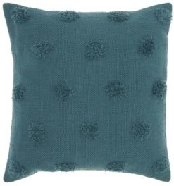 Mina Victory Life Styles Tufted Dots Solid Indoor Throw Pillow 18x18 -Mina Comfort Outlet Store GUEST f2f62684 e1b8 41eb acc4 dfe049e7d5ec