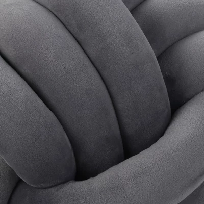 Mina Victory Sofia Infinite Knot Ball 13" X 13" Round Indoor Throw Pillow 2 Mina Victory Sofia Infinite Knot Ball 13" X 13" Round Indoor Throw Pillow - Image 2