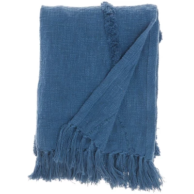 50"x60" Life Styles Tufted Abstract Diamond Throw Blanket - Mina Victory 1 50"x60" Life Styles Tufted Abstract Diamond Throw Blanket - Mina Victory