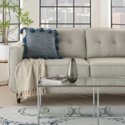 Life Styles Woven With Tassels Throw Pillow - Mina Victory -Mina Comfort Outlet Store GUEST fc4fe93d 02f9 4109 93a2 d0eb4f023d48